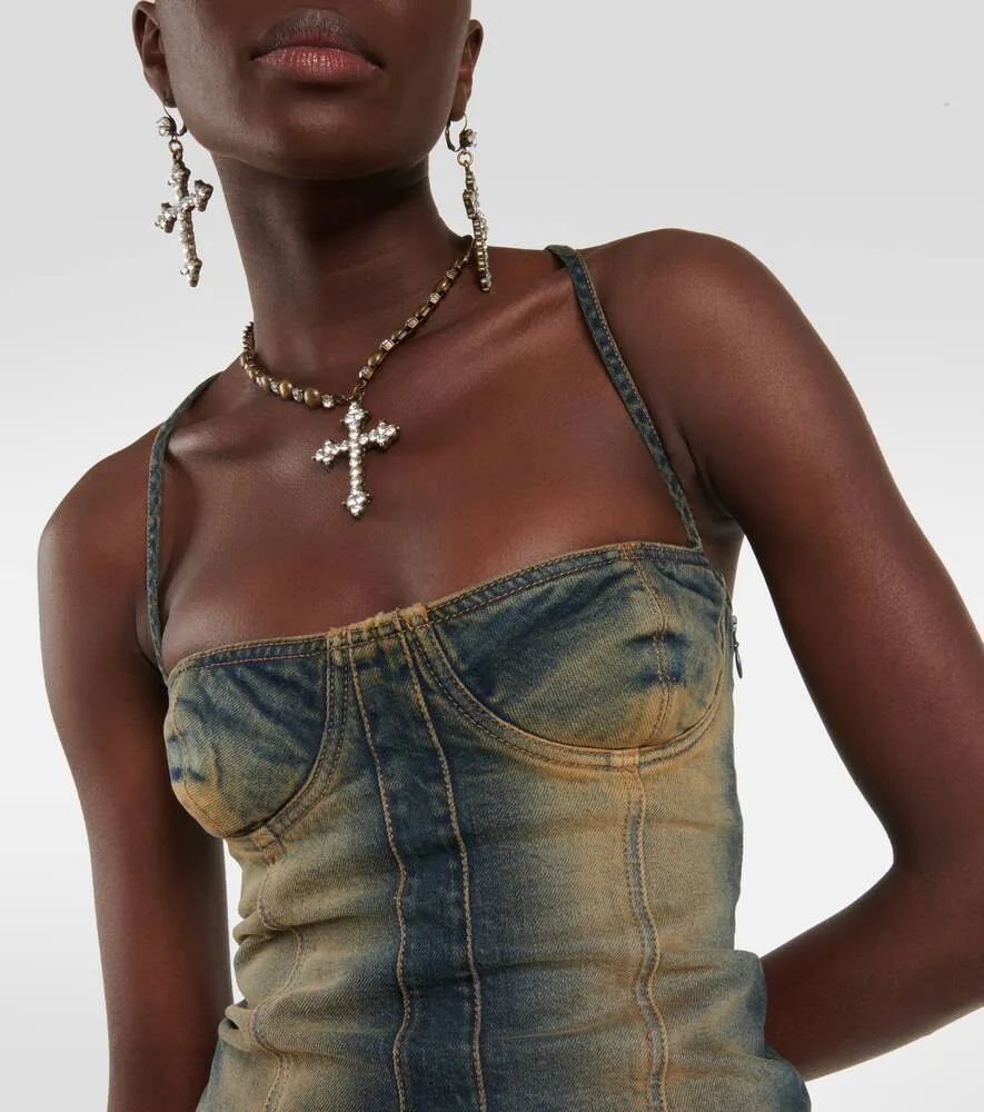 Blumarine Denim minidress