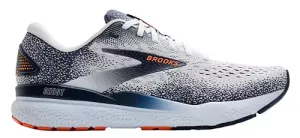 Brooks Ghost 16 White Peacoat Orange Men's