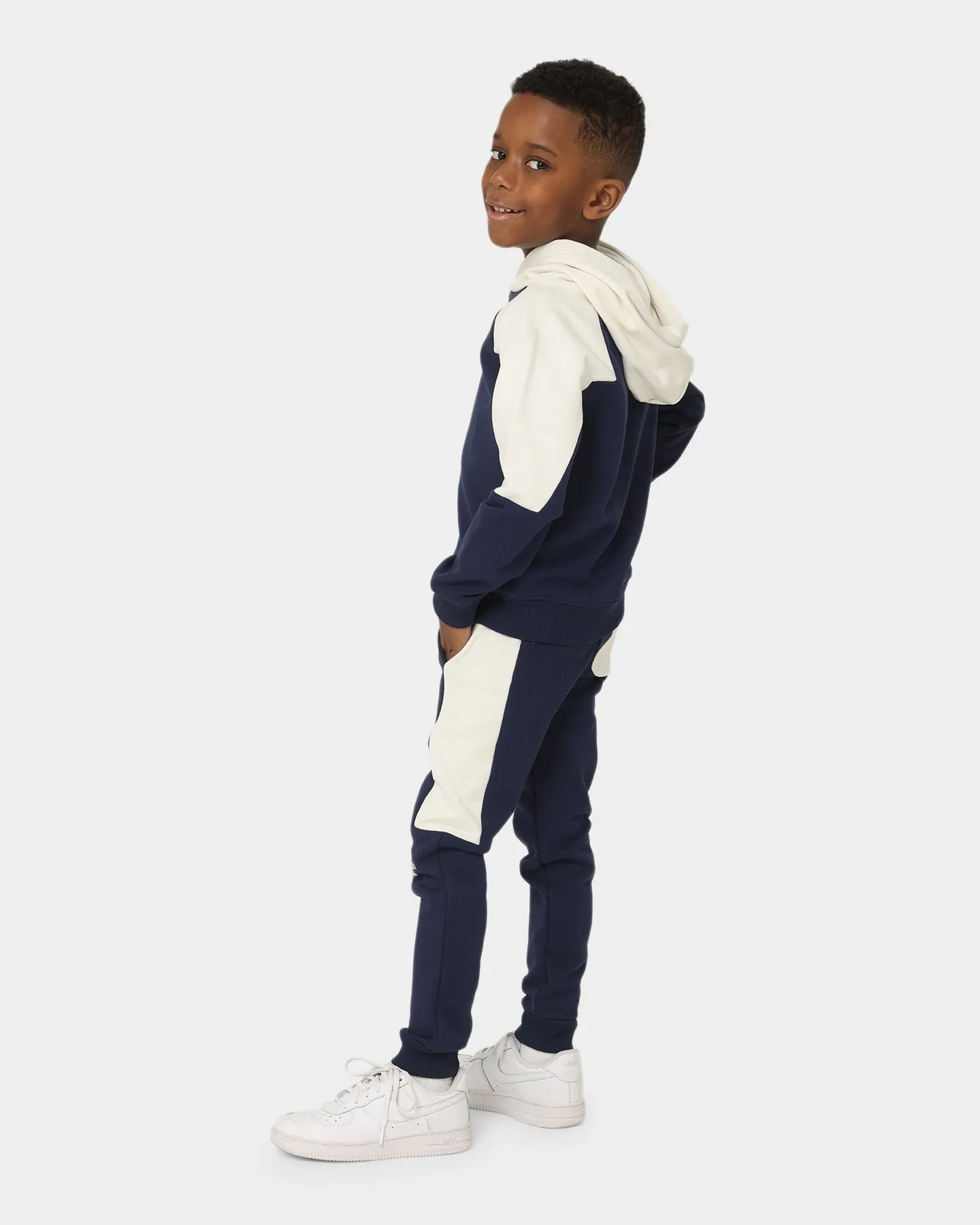 Calvin Klein Kids' Colour Block Stack Logo Set Peacoat