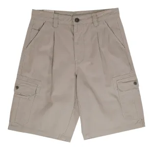 camel active Men Cargo Shorts in Regular Fit with Multipockets in 3 Colours Solid Cotton Twill 9-303AW24CT0906