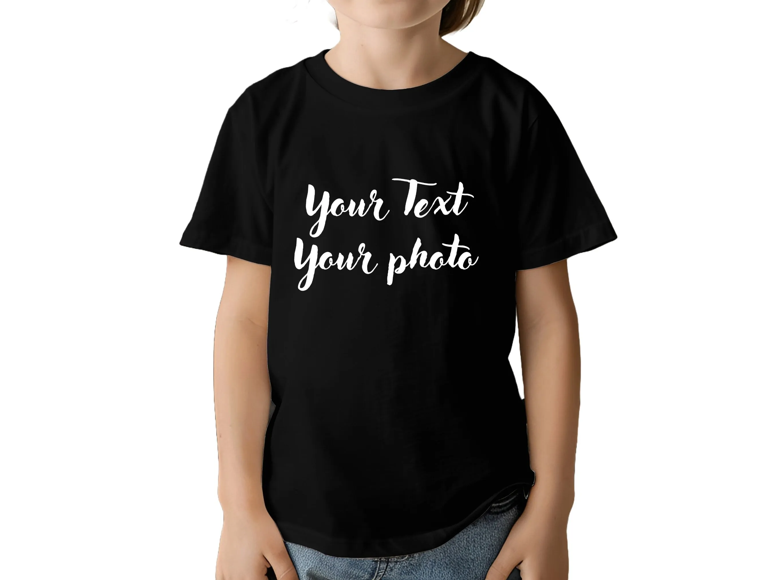 Custom T-Shirt Gift For Kids Personalized Kids Shirt Text or Photo Tee for Kids