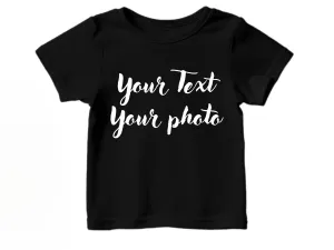 Custom T-Shirt Gift For Kids Personalized Kids Shirt Text or Photo Tee for Kids