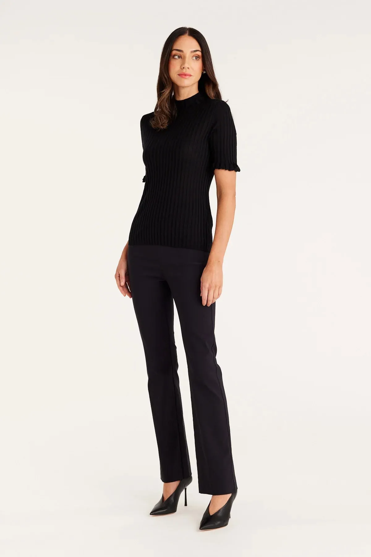 Dana Bootleg Pant | Black