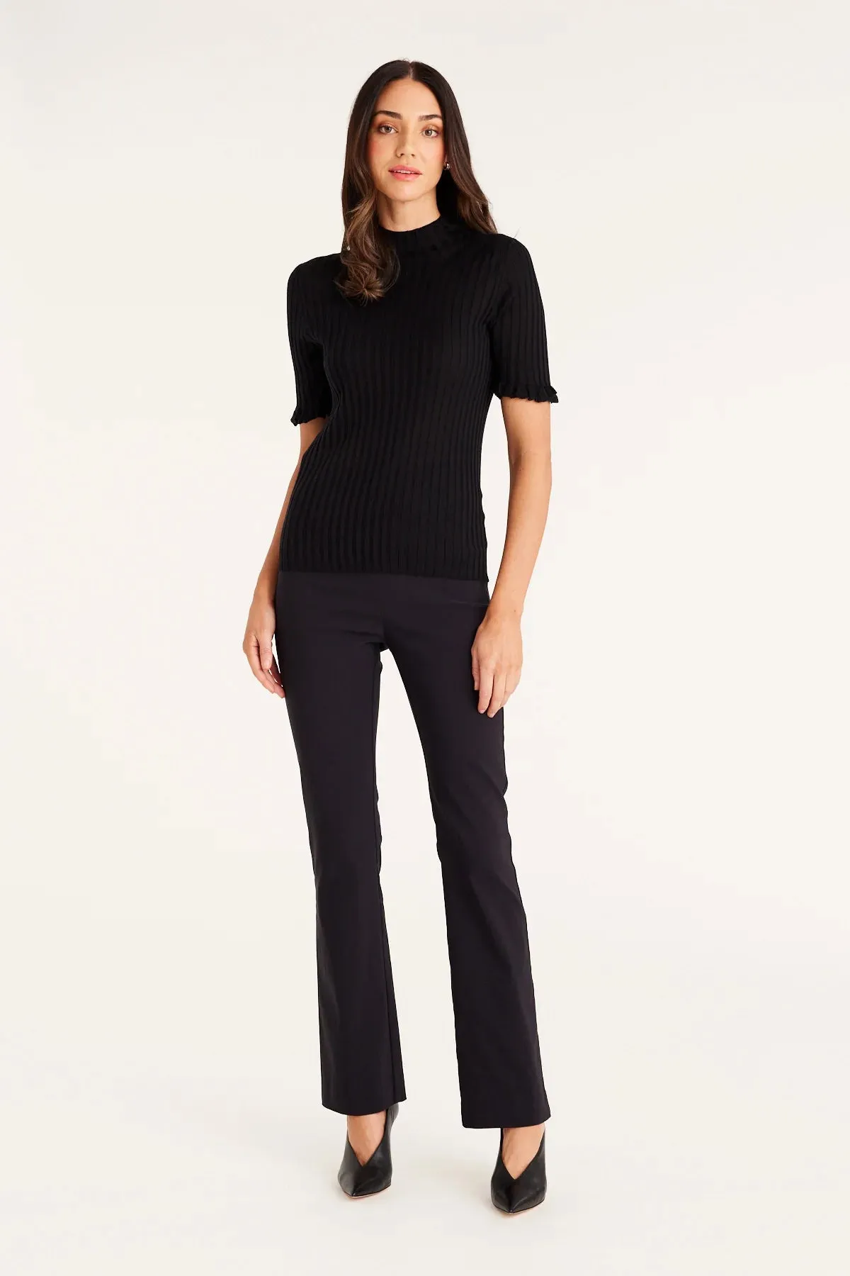 Dana Bootleg Pant | Black