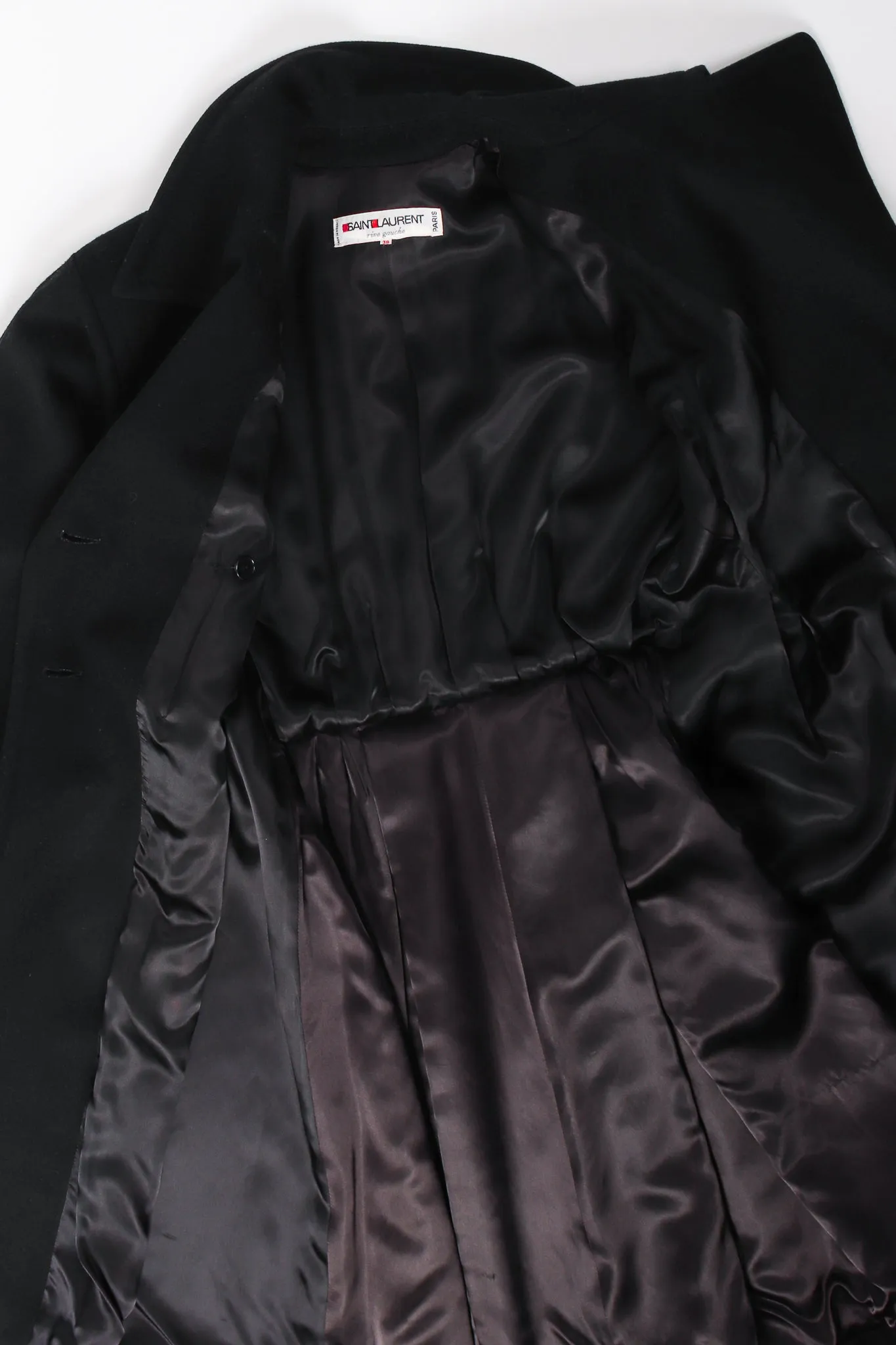 Flared Wool Princess Peacoat