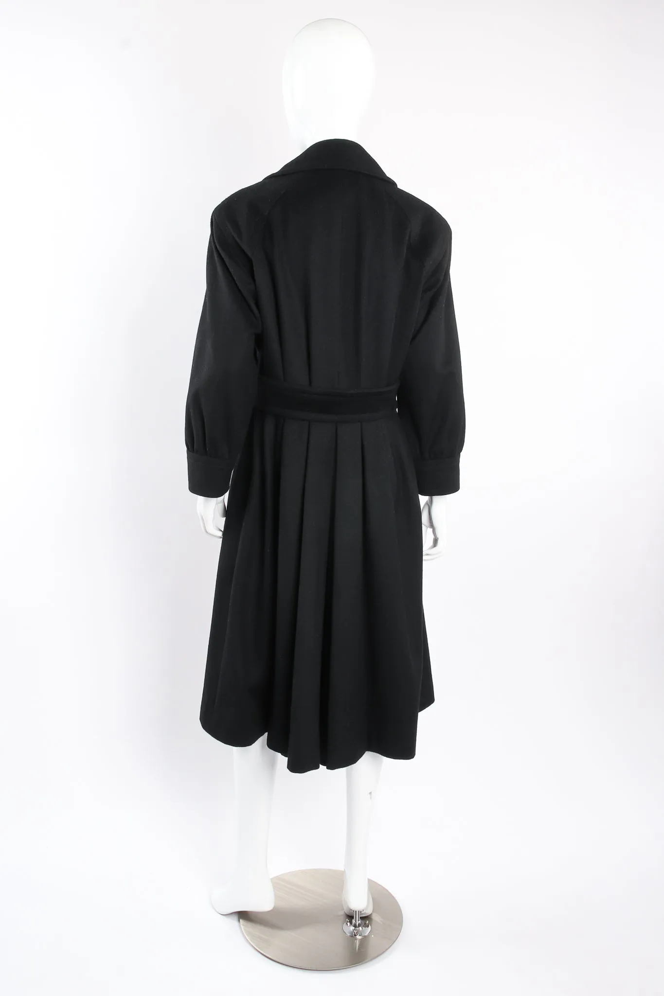 Flared Wool Princess Peacoat