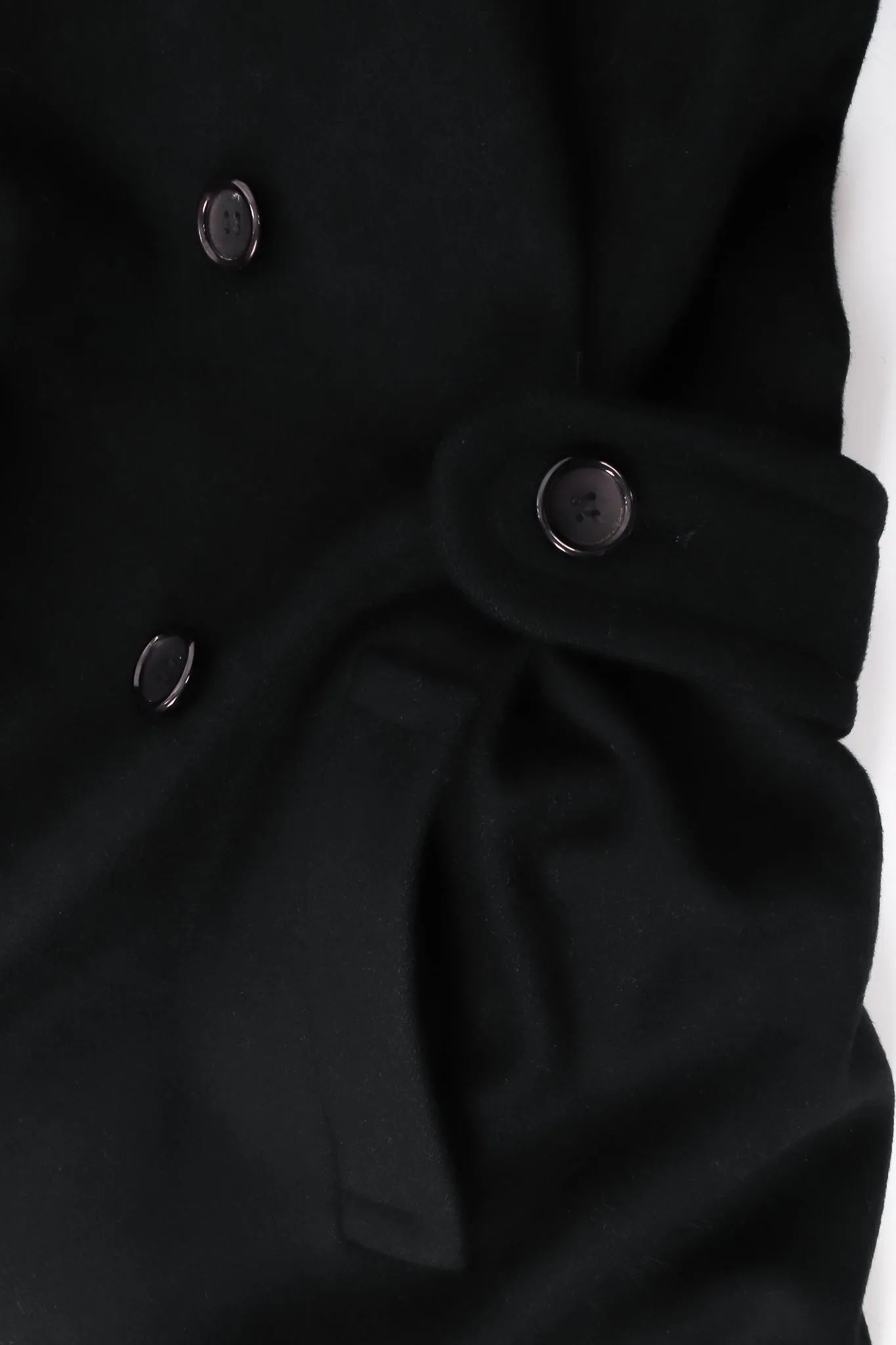 Flared Wool Princess Peacoat