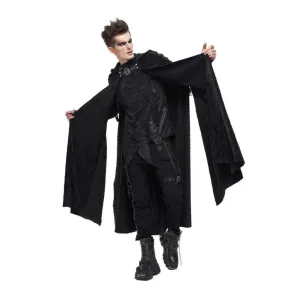 Gothic Velvet Long Hooded Cape