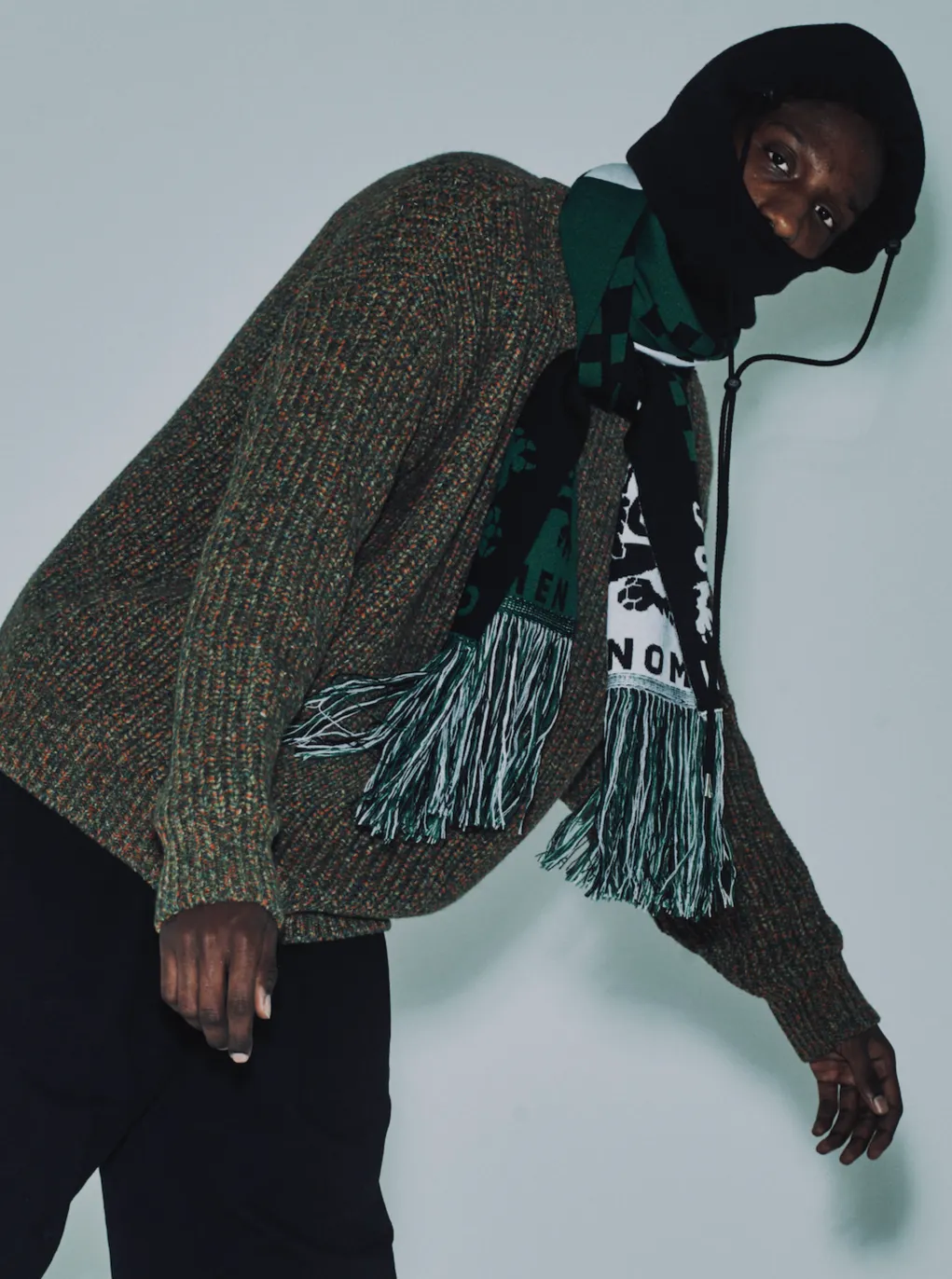 Hooligan Balaclava Scarf Green
