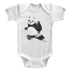 Kung Fu Panda Strike A Pose Baby Bodysuit