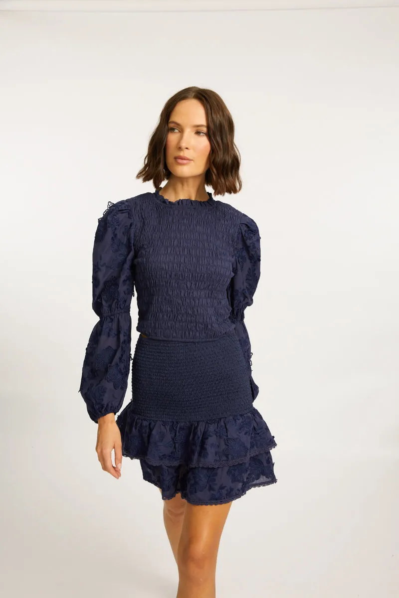 Leah Peacoat Navy Skirt