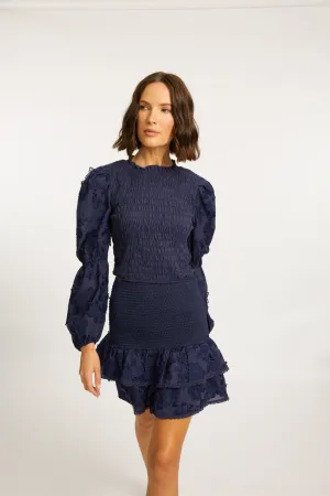Leah Peacoat Navy Skirt