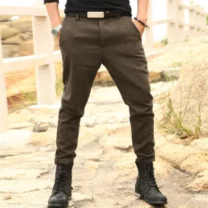 Men's Autumn & Winter Fashion Wool Pants