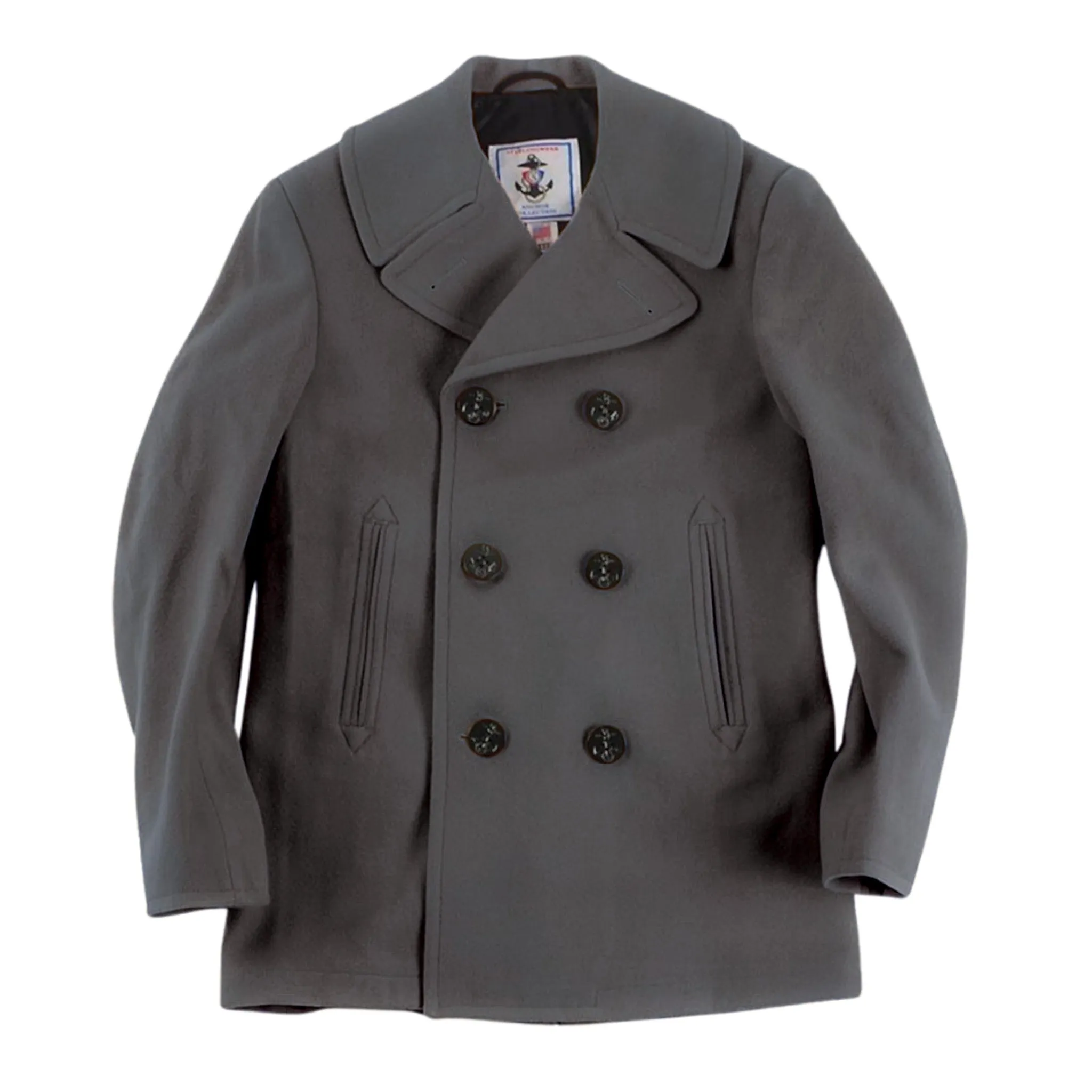 Men's Navigator Wool Blend Peacoat
