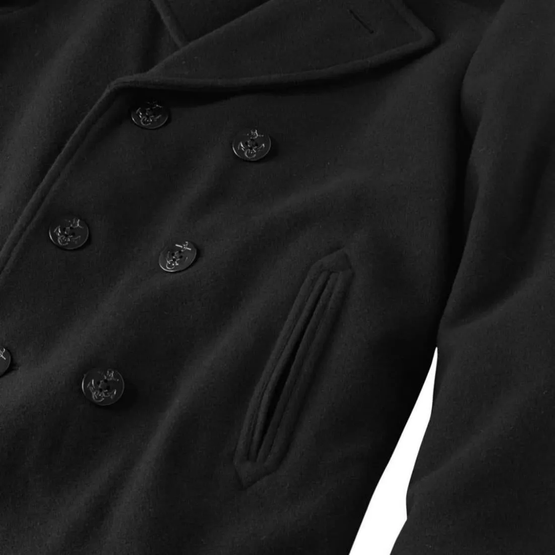 Men's Navigator Wool Blend Peacoat