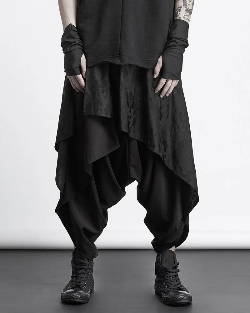 Mens Streetwear Baggy Ninja Pants