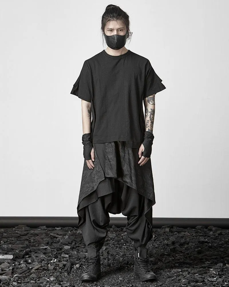 Mens Streetwear Baggy Ninja Pants