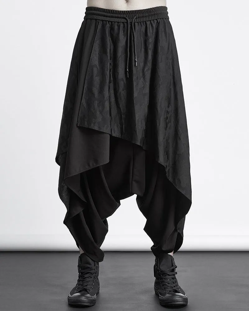 Mens Streetwear Baggy Ninja Pants