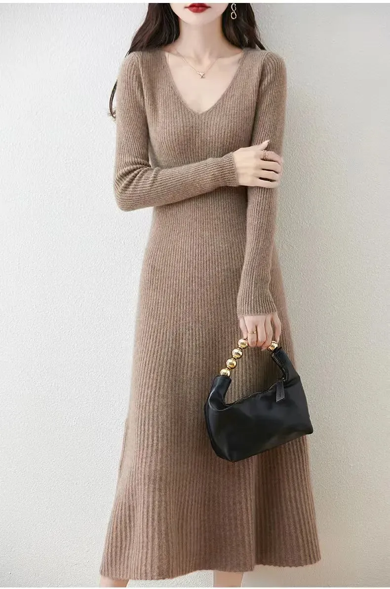 Nerissa - Sophisticated Knitted Dress for Women