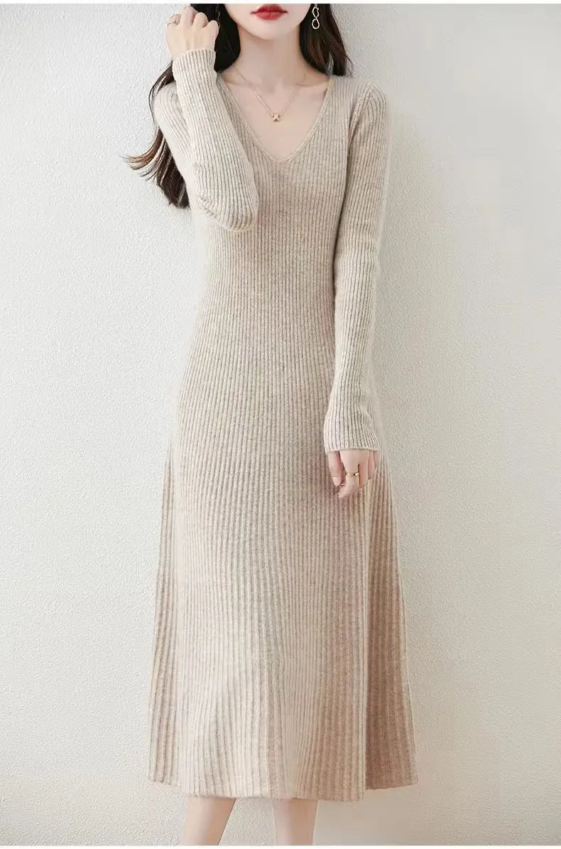 Nerissa - Sophisticated Knitted Dress for Women