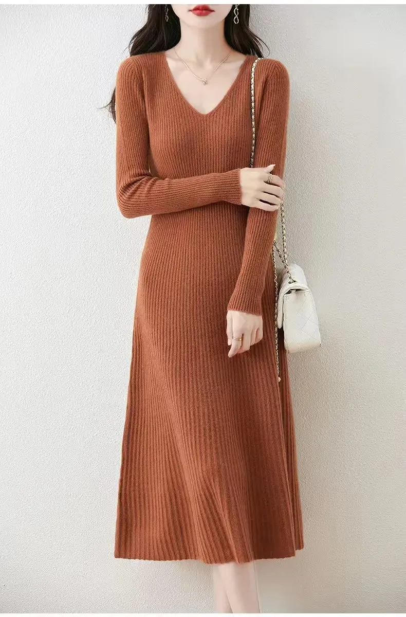Nerissa - Sophisticated Knitted Dress for Women