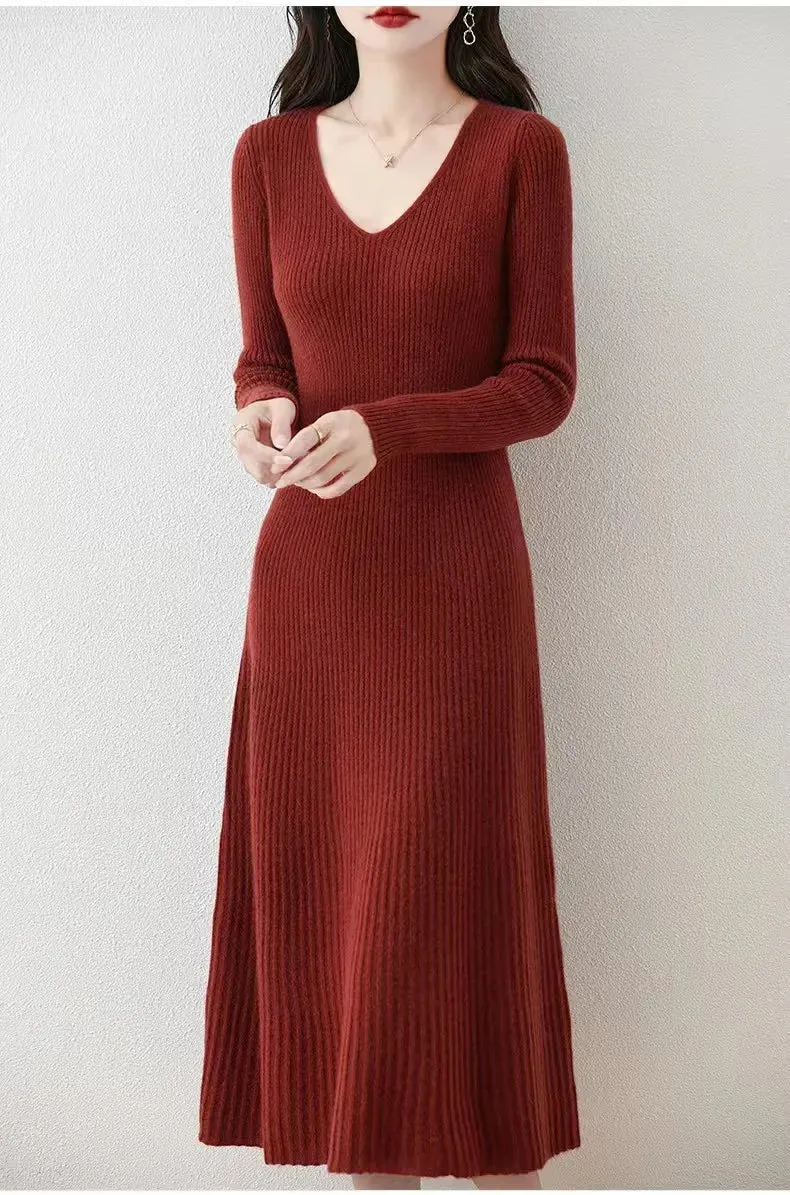 Nerissa - Sophisticated Knitted Dress for Women