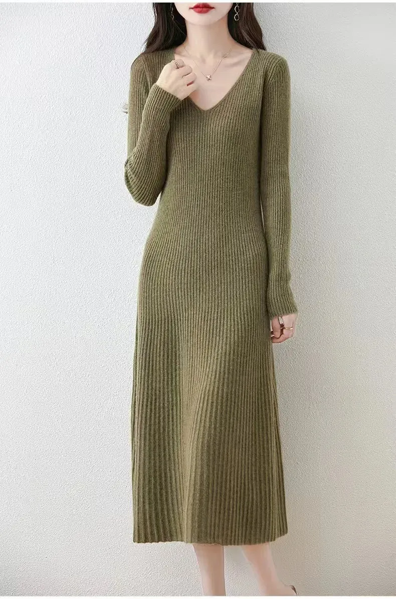 Nerissa - Sophisticated Knitted Dress for Women