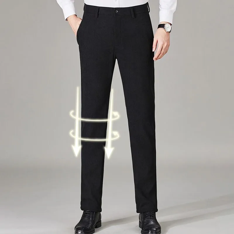 Nice Gift! Men's Thermal Plush Corduroy Casual Pants