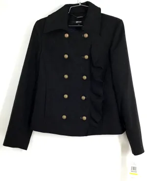NWT DKNY Women's Black Peacoat - Size M