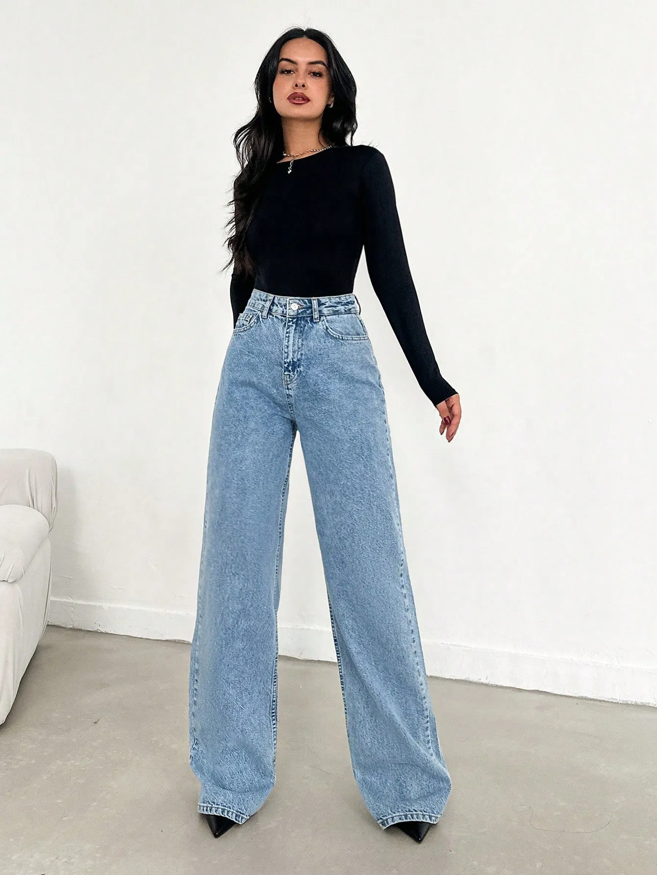 Oh So Vintage Wide Leg Jeans