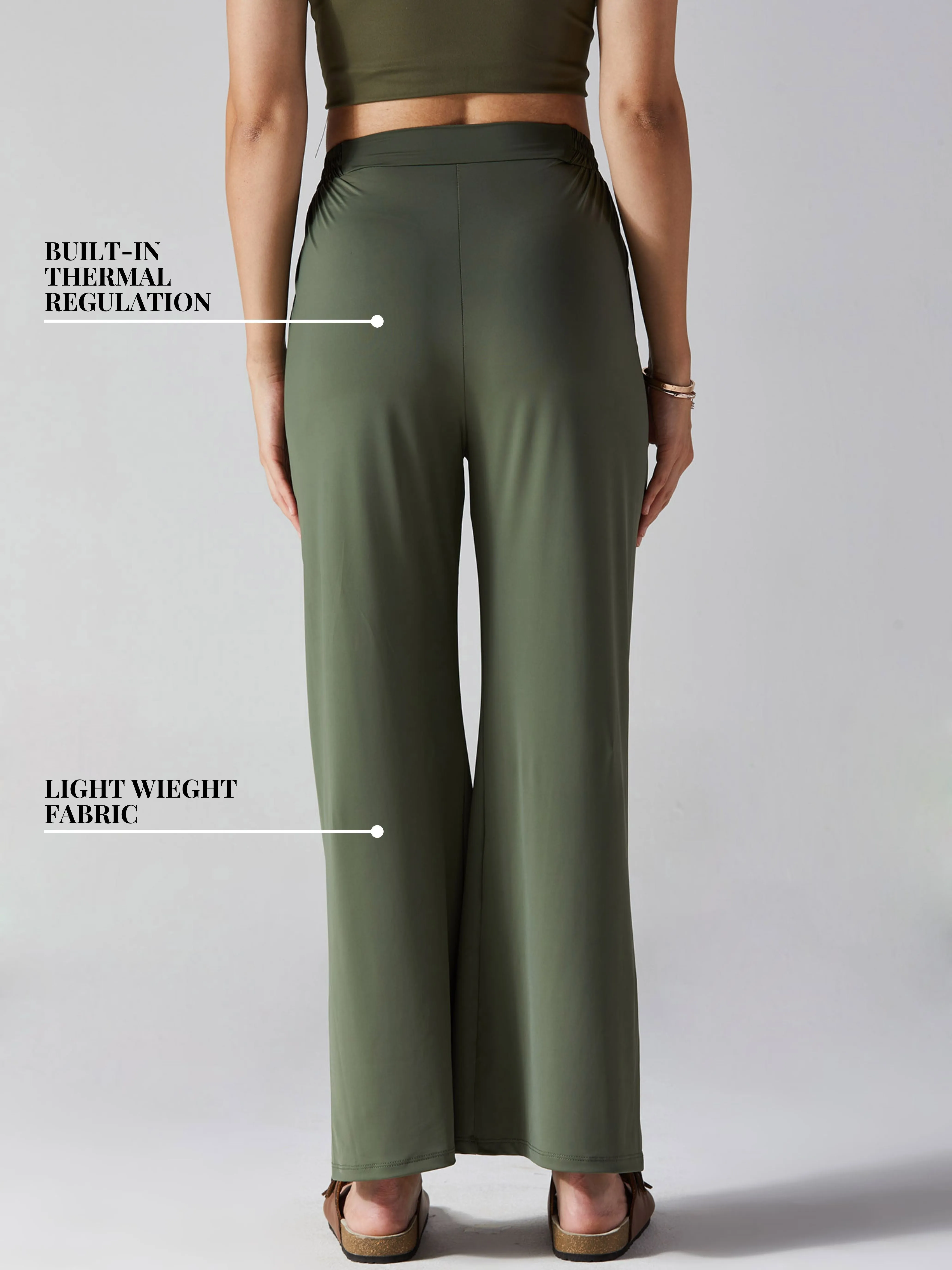 Olive AirLuxe Trousers