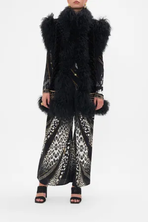 OVERSIZED FEUX FUR GILET UNTAMED ROYALTY