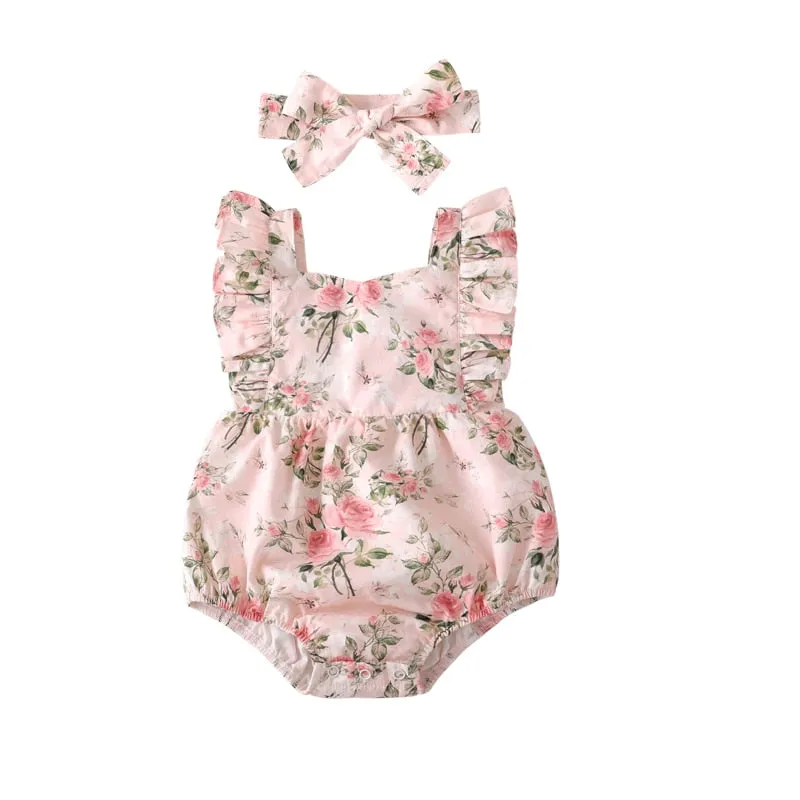 Peach Blossom Romper