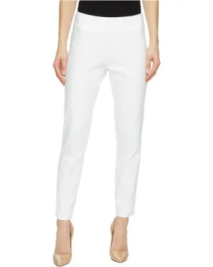 Pull-On Denim Ankle Pants - White Denim