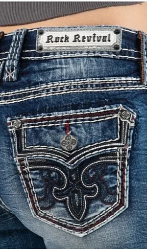 Rock Revival Peacoat Bootcut Jeans