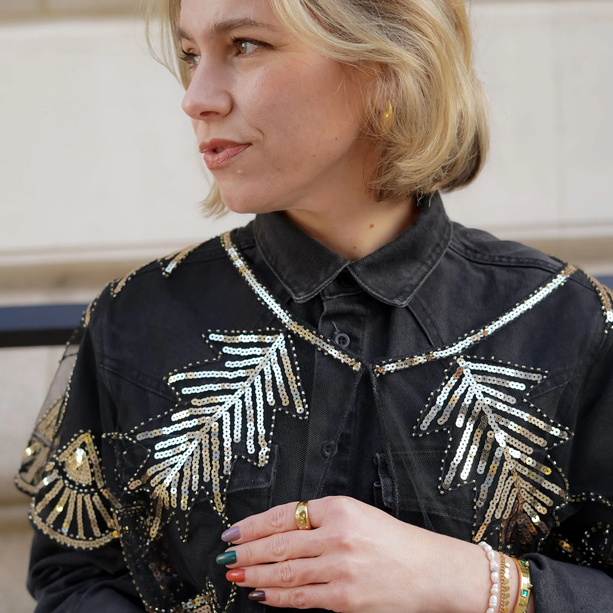 Sequin & Beaded capes