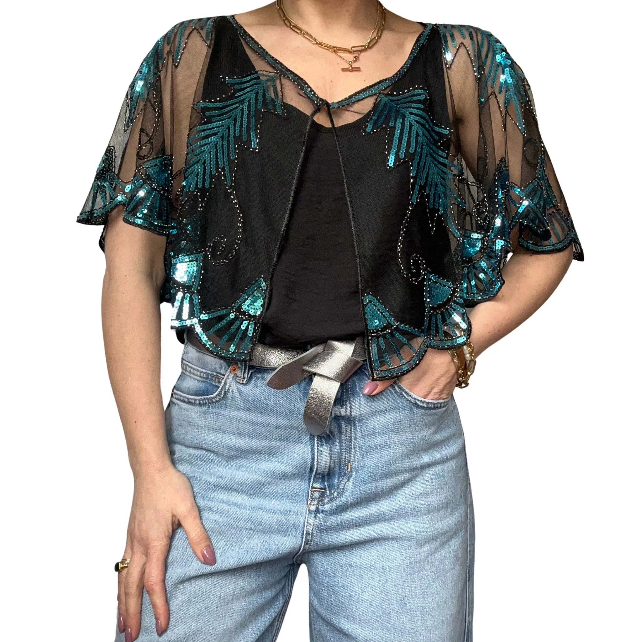 Sequin & Beaded capes
