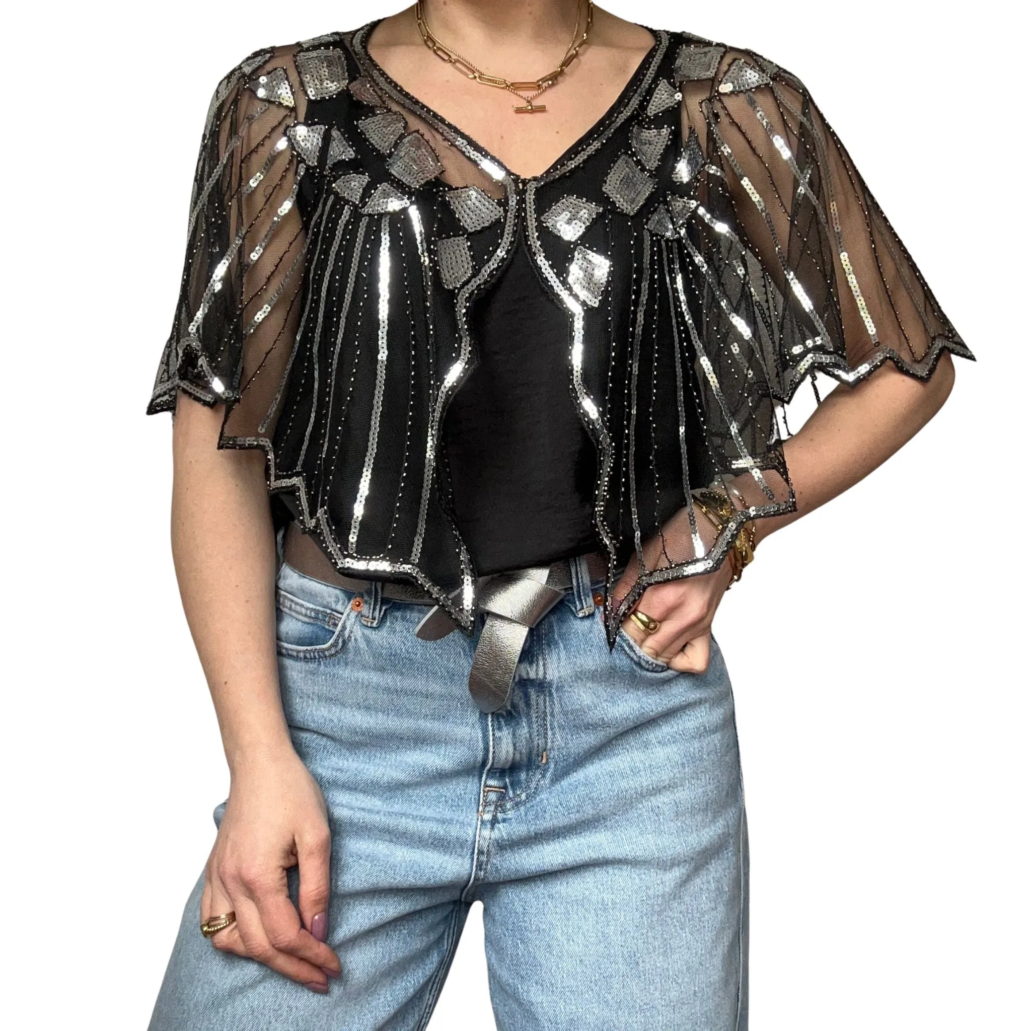 Sequin & Beaded capes