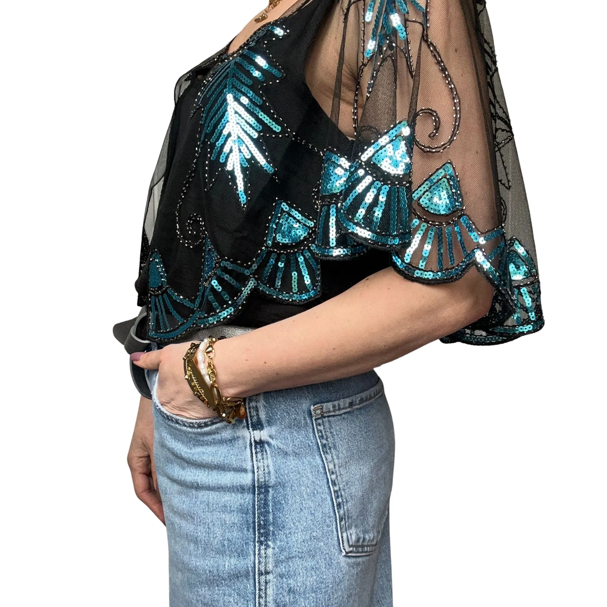 Sequin & Beaded capes
