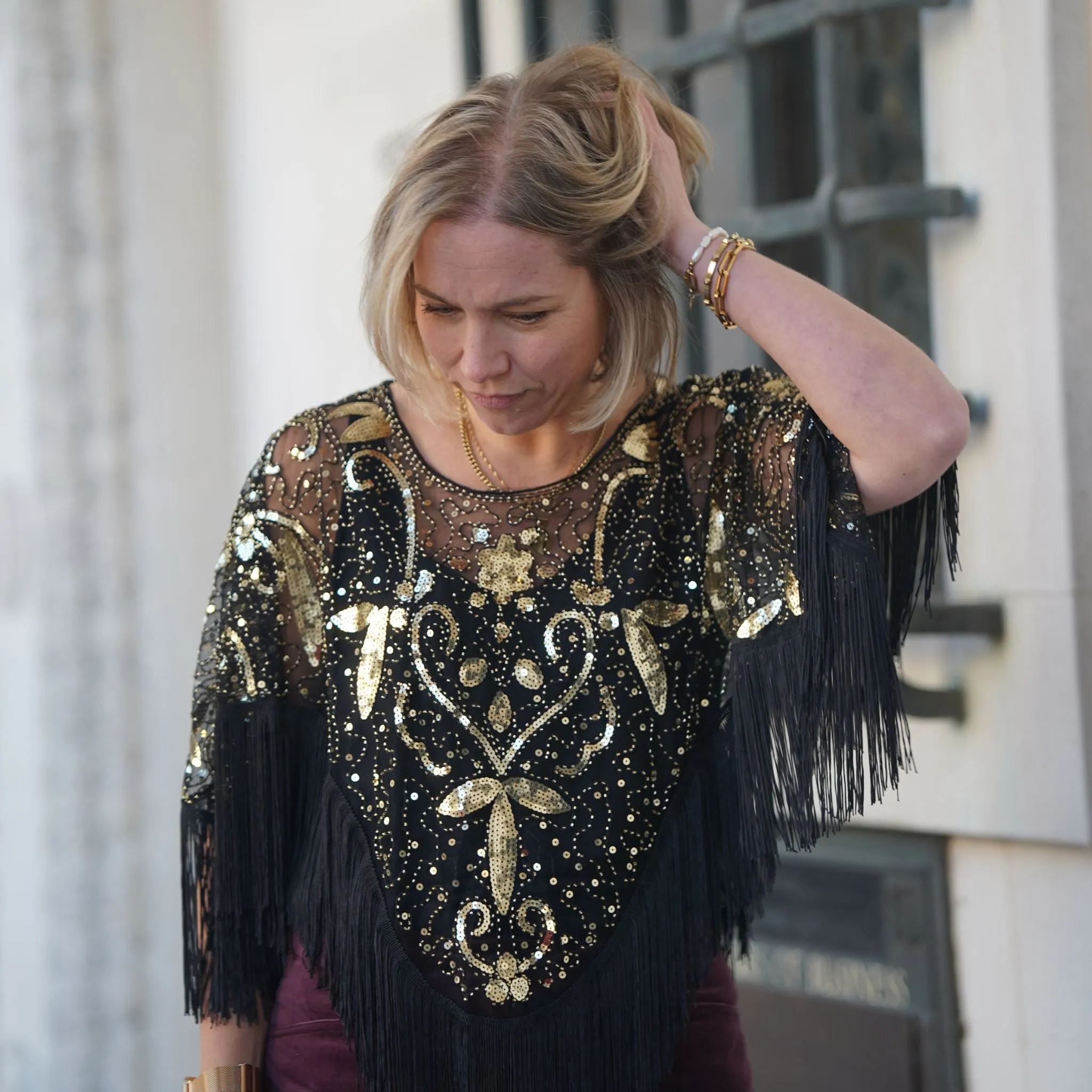 Sequin & Beaded capes