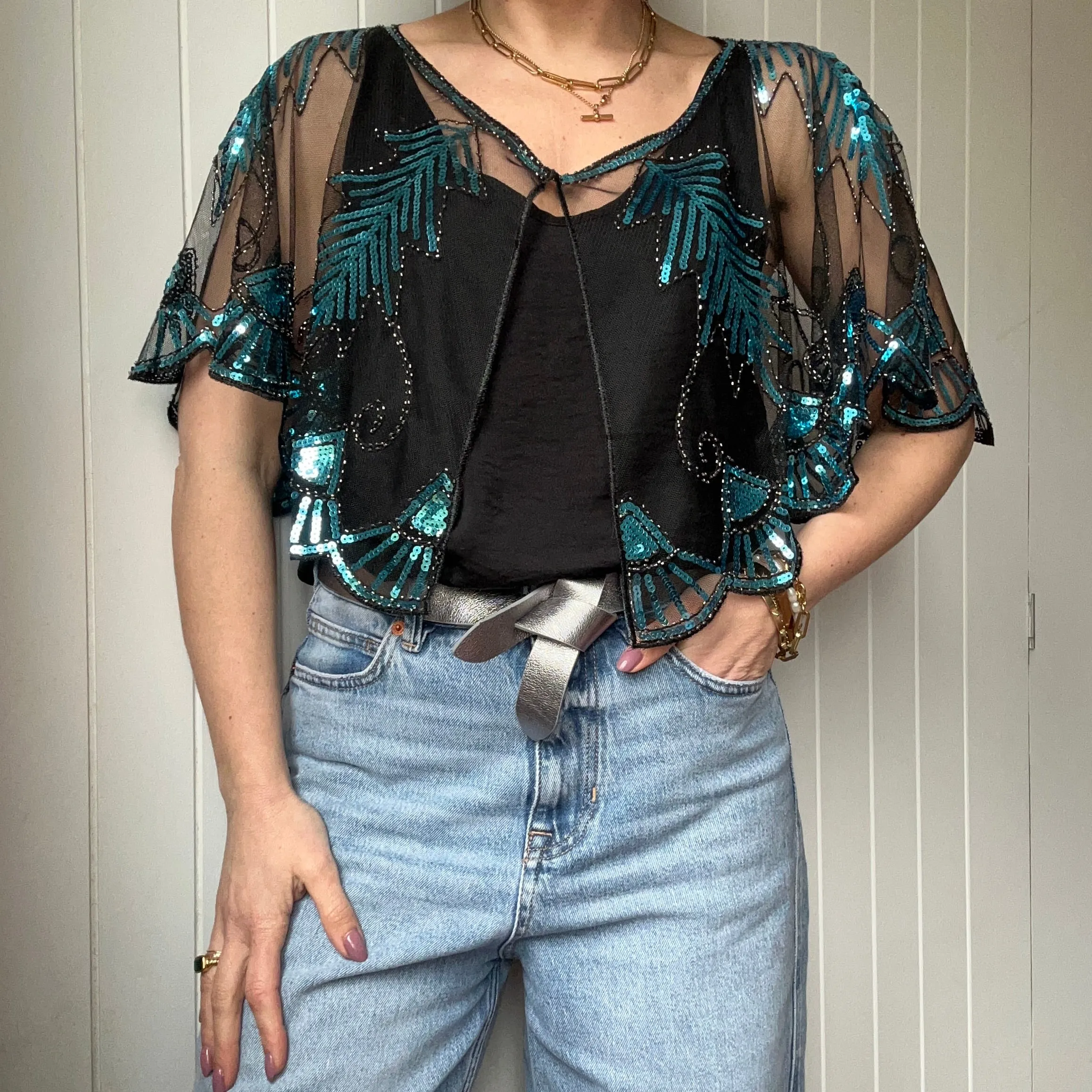 Sequin & Beaded capes