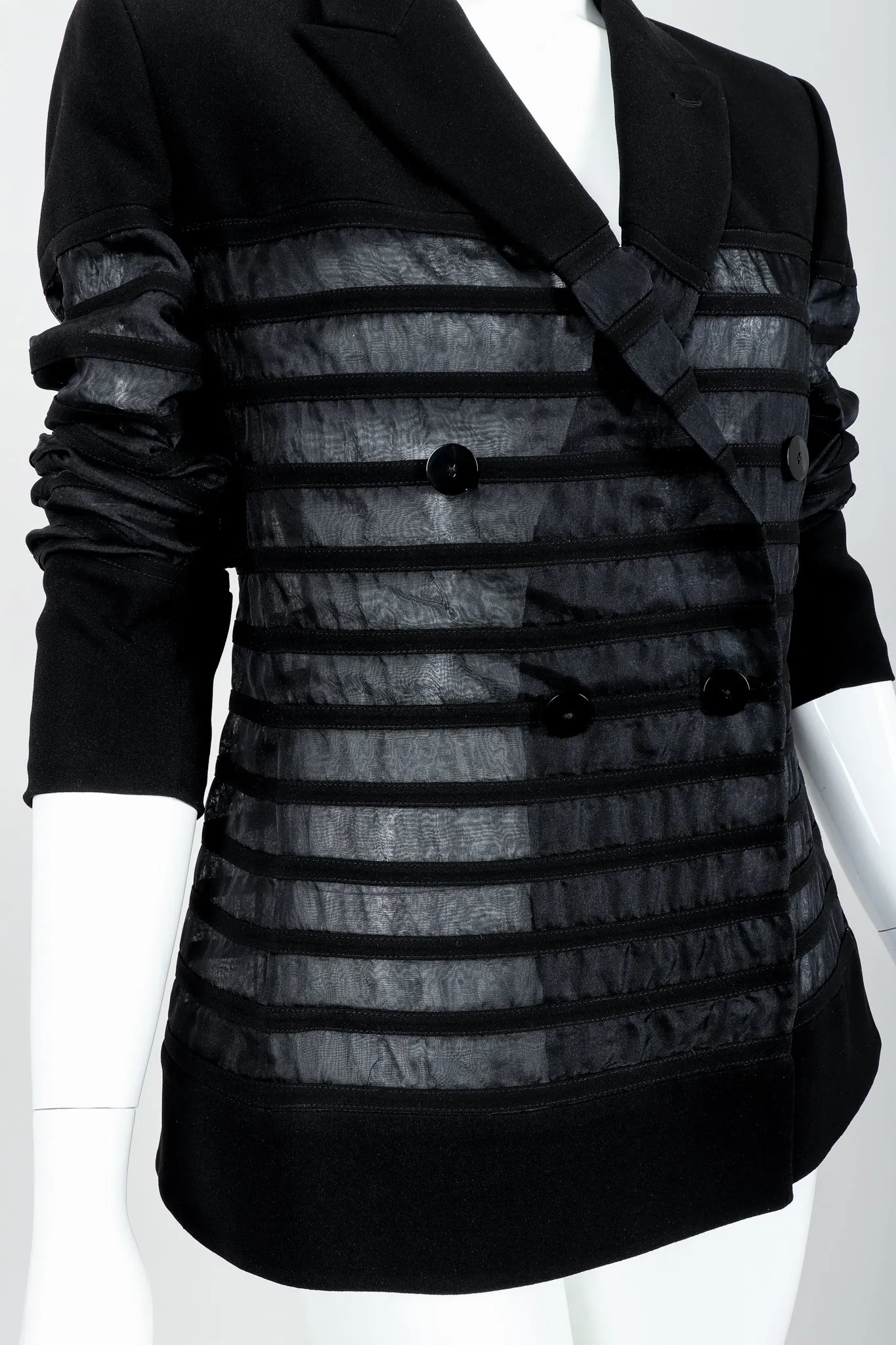 Sheer Striped Jacket