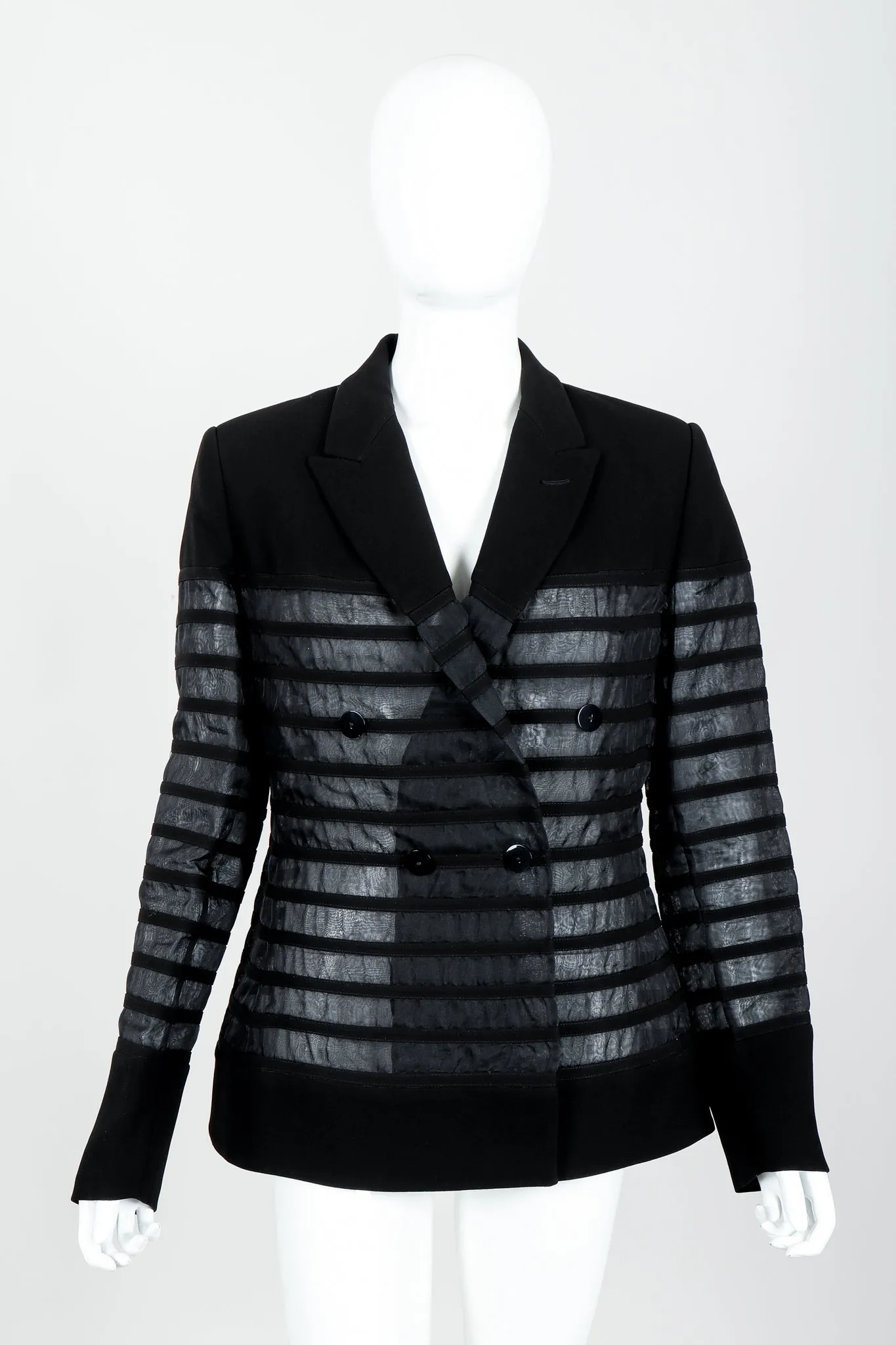Sheer Striped Jacket