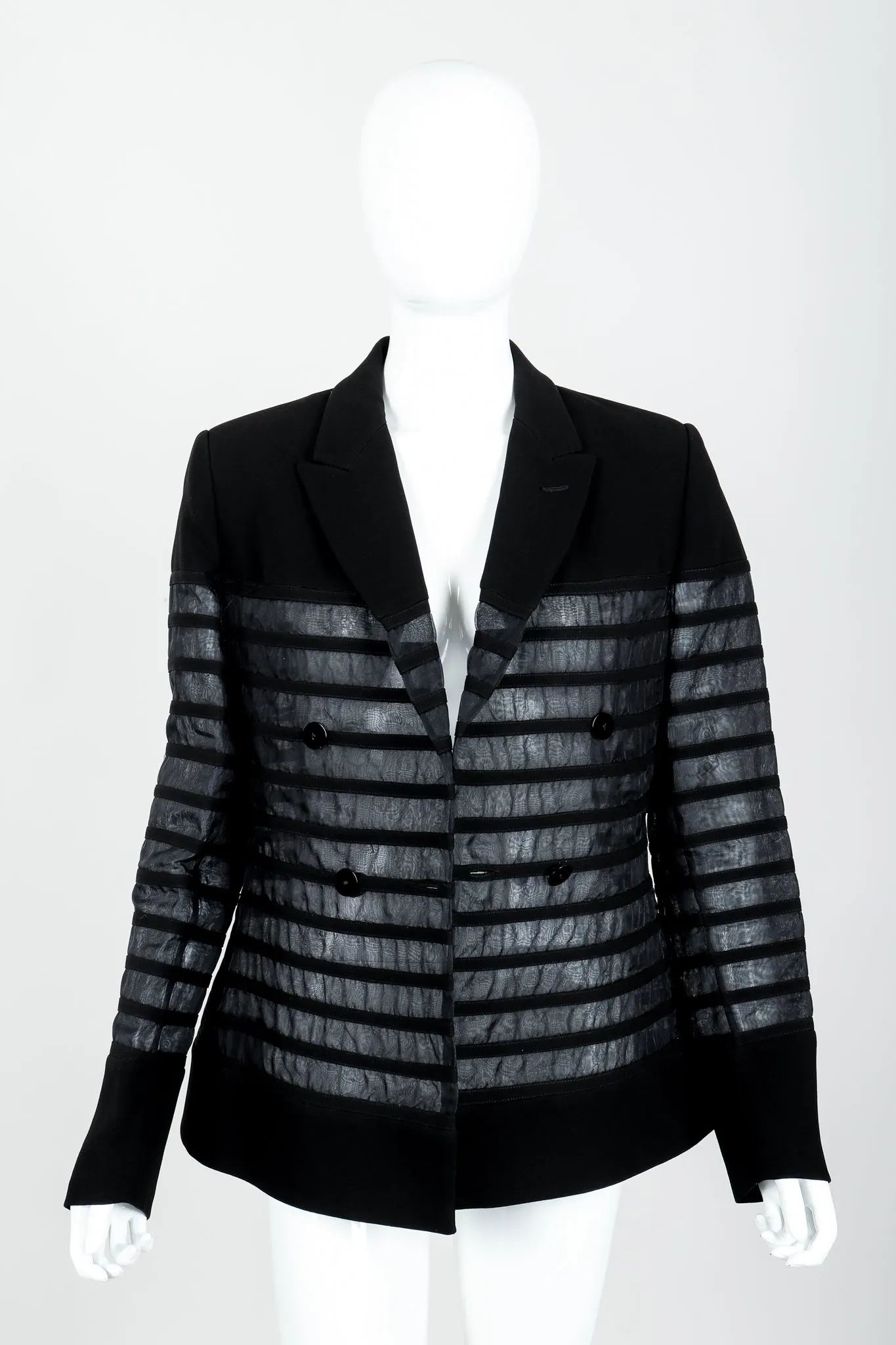Sheer Striped Jacket