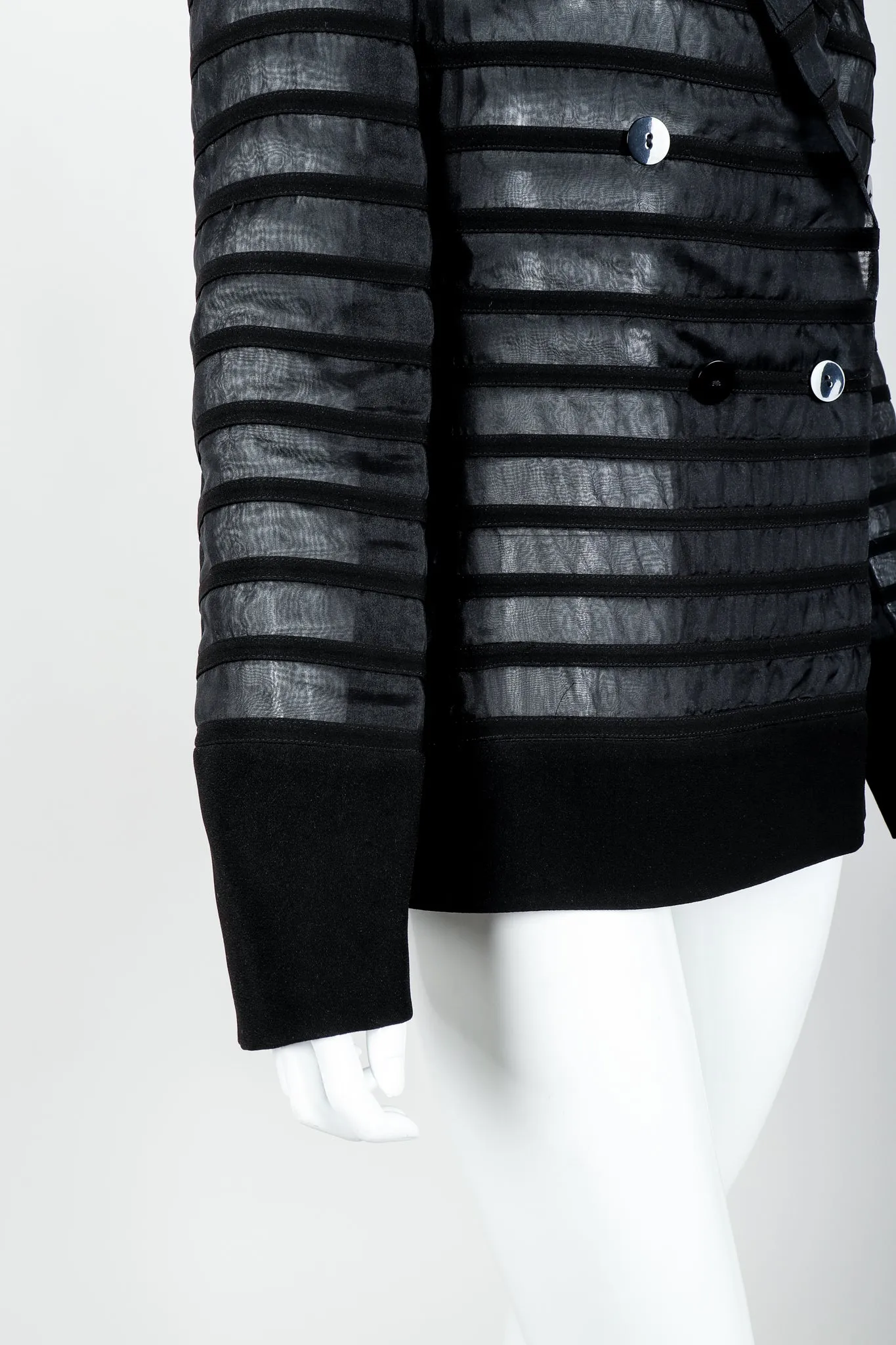 Sheer Striped Jacket