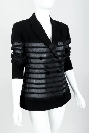 Sheer Striped Jacket