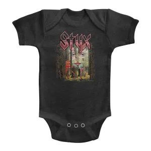Styx The Grand Illusion Baby Heather Bodysuit