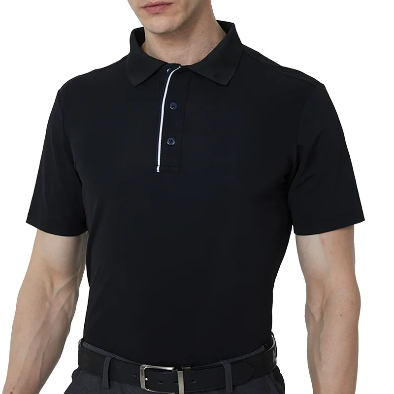 Tour Fit Short Sleeve Golf Shirt Men Black