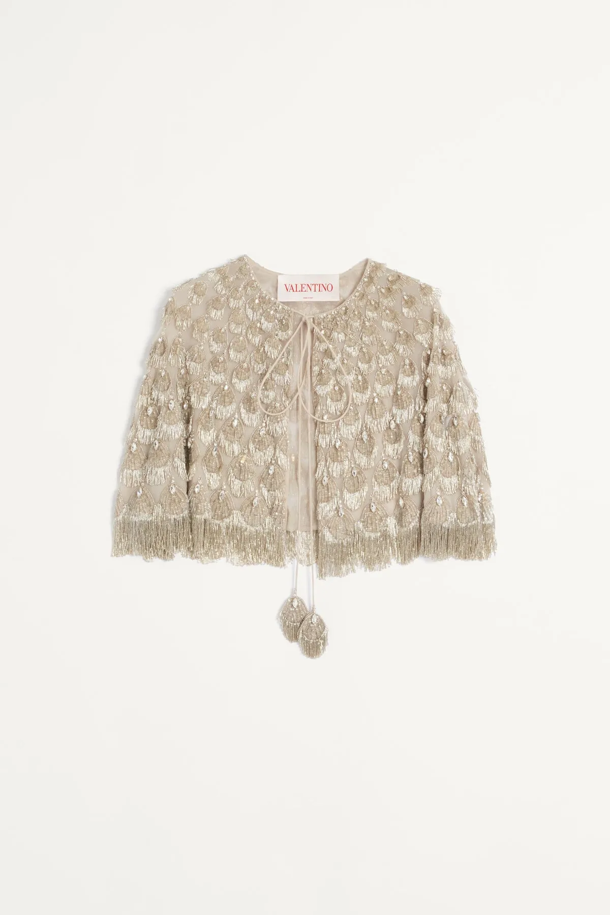 VALENTINO | EMBROIDERED CAPE