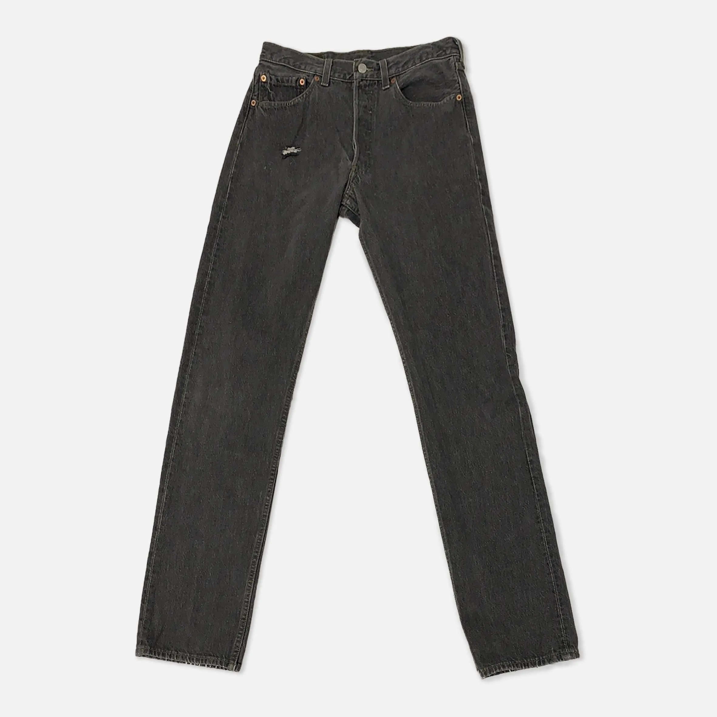 Vintage 1970's Levi’s 501 Red Tab Grey Denim Jeans - W31